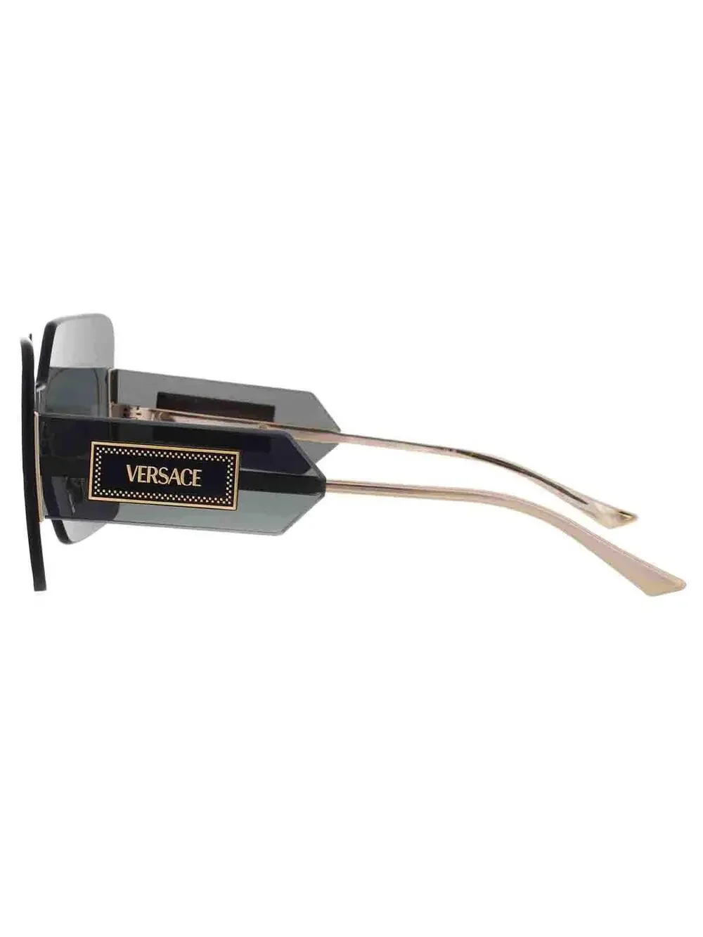 Versace Grey Shield Ladies Sunglasses #265228V22B
